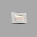 Faro Luminaire d'encastrement mural  SPARK angulaire, résistant aux chocs, indirect IP65, blanc mat 