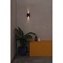 Faro Luminaire mural d’extérieur OLAN à 2 flammes LED IP65, brun rouille 