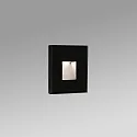 outdoor wall luminaire DART SQ LED IP65, black matt 