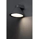 Luminaire mural d’extérieur PALS E27 IP65, gris foncé 