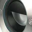 Faro Projecteur encastré GEISER 130 WALLWASHER rond, rigide, asymétrique IP67, acier inoxydable, satiné 