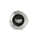 Projecteur encastré GEISER 180 WALLWASHER rond, rigide, asymétrique IP67, acier inoxydable, satiné 