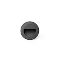 Luminaire d'encastrement mural  MINI RACING Bas, rond, commutable IP44, gris foncé 