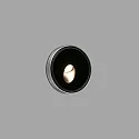 Faro Luminaire d'encastrement mural  DANG Bas, rond IP67, acier inoxydable, satiné 