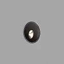 Faro Luminaire d'encastrement mural  DANG Bas, rond IP67, acier inoxydable, satiné 