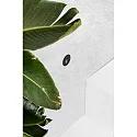 Faro Luminaire d'encastrement mural  DANG Bas, rond IP67, acier inoxydable, satiné 