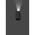 Faro Luminaire mural d’extérieur BLIND haut bas, à 2 flammes LED IP65, gris foncé 