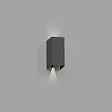 Faro Luminaire mural d’extérieur BLIND haut bas, à 2 flammes LED IP65, gris foncé 