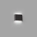 Luminaire mural d’extérieur ADAY à 2 flammes LED IP54, gris foncé 