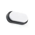 Luminaire mural d’extérieur FRED 200 LED IP65, gris foncé 