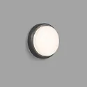 Luminaire mural d’extérieur TOM LED IP65, gris foncé 