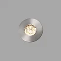 Projecteur encastré GRUND 80 (INCL HONEYCOMB) 350MA rond, rigide, passable IP67, acier inoxydable, satiné gradable