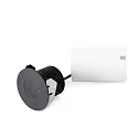 Projecteur encastré GRUND 80 (INCL HONEYCOMB) 350MA rond, rigide, passable IP67, noir, anodisé gradable