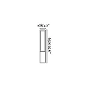 Faro bollard lamp AGRA 650 LED IP55, dark grey 