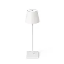 Lampe de table TOC LED IP54, blanc mat 
