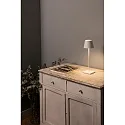 Faro Lampe de table TOC LED IP54, blanc mat 