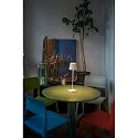Faro Lampe de table TOC LED IP54, blanc mat 