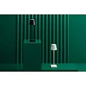 Faro Lampe de table TOC LED IP54, noir mat 