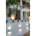 Faro Luminaire mural d’extérieur LING à 2 flammes LED IP54, blanc mat 