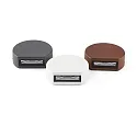 Luminaire mural d’extérieur PILL LED IP54, brun rouille 