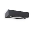 Luminaire mural WEST E27 IP54, gris foncé 
