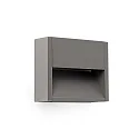 Luminaire mural d’extérieur GRADA LED IP54, gris foncé 