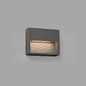 Luminaire mural d’extérieur GRADA LED IP54, gris foncé 