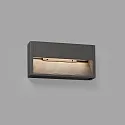 Luminaire mural d’extérieur GRADA LED IP54, gris foncé 