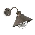 Luminaire mural NAUTICA E27 IP33, brun rouille 