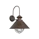 Luminaire mural NAUTICA E27 IP33, brun rouille 
