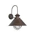 Luminaire mural NAUTICA E27 IP33, brun rouille 