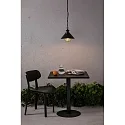 Faro Luminaire à suspension NAUTICA E27 IP33, brun rouille 