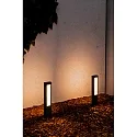 Faro Borne d'éclairage NANDA LED IP54, gris foncé 