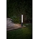 Faro Borne d'éclairage NANDA LED IP54, gris foncé 