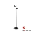 Borne d'éclairage BROT 900 à 2 flammes LED IP65, noir 