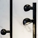 Faro Borne d'éclairage BROT 900 à 2 flammes LED IP65, noir 