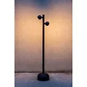 Faro Borne d'éclairage BROT 900 à 2 flammes LED IP65, noir 