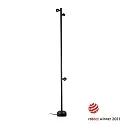Luminaire sur pied BROT 1800 LED IP65, noir 