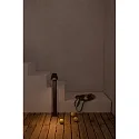 Faro Borne d'éclairage GINA GU10 IP44, gris foncé 