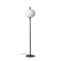 Lampadaire d'extérieur SAIGON OUT E27 IP44, gris foncé, blanc mat 