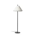 Lampadaire d’extérieur SAIGON OUT E27 IP44, gris foncé, blanc mat 