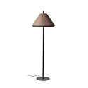 Lampadaire d’extérieur SAIGON OUT E27 IP44, marron, gris foncé 