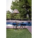 Faro Lampadaire d’extérieur SAIGON OUT E27 IP44, marron, gris foncé 