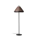 Lampadaire d'extérieur SAIGON E27 IP44, gris foncé 