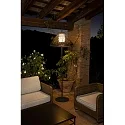 Faro Lampadaire d'extérieur SAIGON E27 IP44, gris foncé 