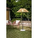 Faro Lampadaire d'extérieur SAIGON E27 IP44, gris foncé 