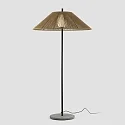 Faro Lampadaire d'extérieur SAIGON E27 IP44, gris foncé 