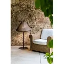 Faro outdoor floor lamp SAIGON OUT E27 IP44, brown, dark grey 