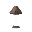 Lampadaire d'extérieur SAIGON E27 IP44, gris foncé 