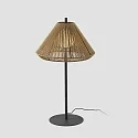 Faro Lampadaire d’extérieur SAIGON OUT E27 IP44, gris foncé, jaune ocre 